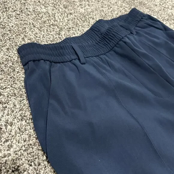 New with tags, VENUS Woven High-Rise Joggers, Navy Blue, Size 12 - Picture 12 of 14